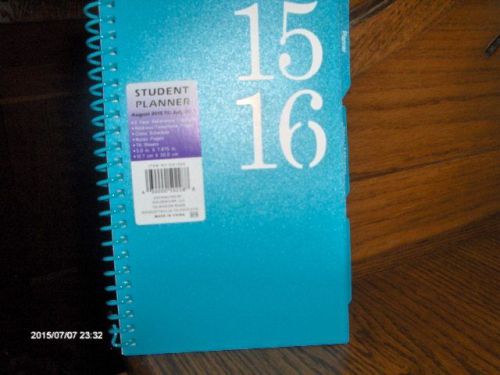 STUDENT PLANNER-15/16 PLANNERS/NOTES/RESOURCES-SMALL -
