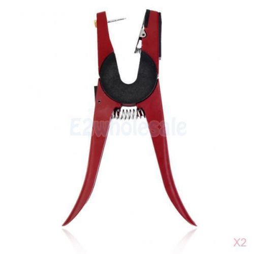2x Ear Tag Applicator Plier Veterinary Instruments Tool for Animal Cattle Sheep