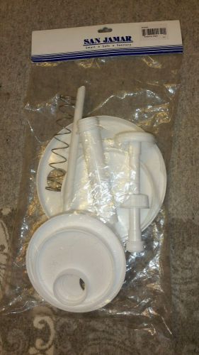 SAN JAMR P7310gr screw on White Plastic  CONDIMENT PUMP set new