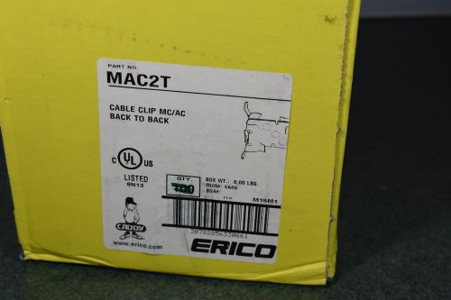 Caddy mac2t cable clip mc/ac back to back box of 84 for sale