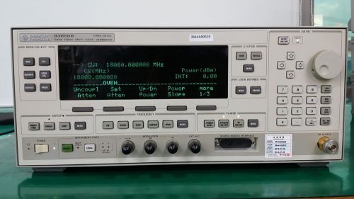 Agilent HP / 83650B / Synthesized Swept-Signal Generator, 0.01-50GHz, Opt001,004