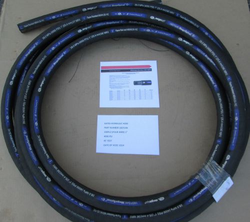 Gates hydraulic hose 100r12 four wire 1&#034; 16efg4k 4000 psi 45 feet for sale