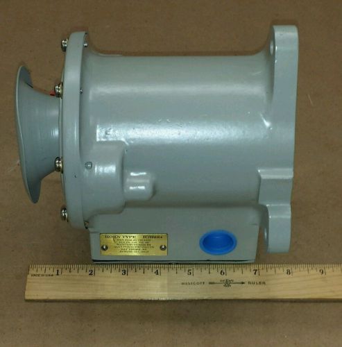 Accusonic ic/h8s4 signal horn 115v 100-600hz 101 db min re. 20 ? pa at 10ft dist for sale