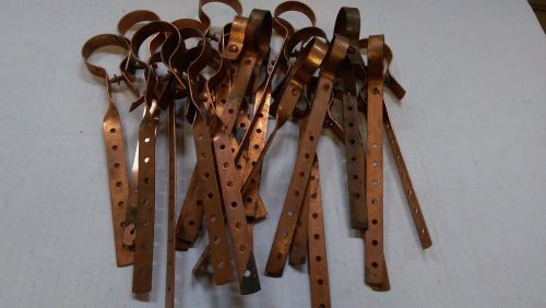 lot of 20 Copper Tubing Hangers, 1 1/4&#034; x 6&#034; FREE SHIPPING