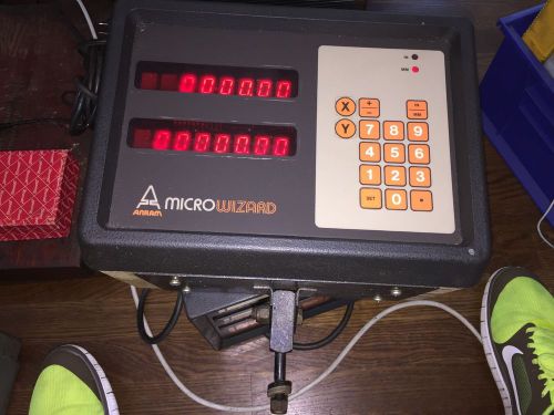 ANILAM MICROWIZARD Two (2) Axis Digital Readout Display Unit, 0.0005&#034;, Used