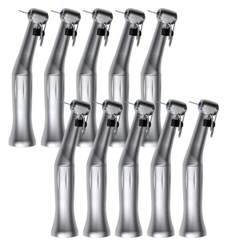 10x Dental Implant Low Speed Contra Angle Handpiece Reduction 20:1 Push Button
