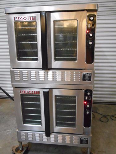 BLODGETT DFG-200 CONVECTION OVEN BLODGETT DOUBLE STACK GAS CONVECTION OVEN