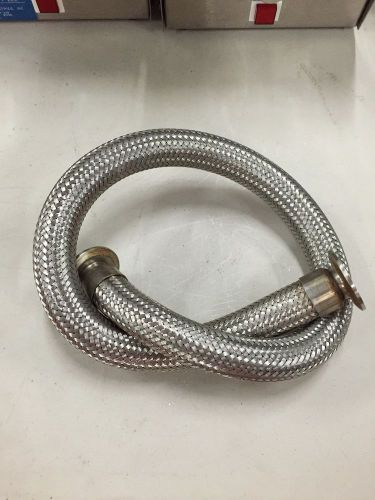 (Lot of 3) Stainless Steel Braided Hose 3ft long and 3/4&#034;Diameter, Food Grade