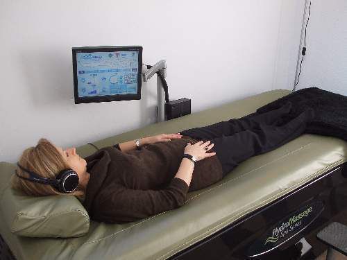 Hydromassage Dry Hydotherapy with a Touch Screen