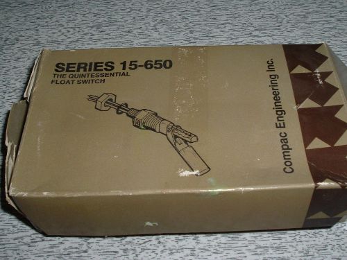 New with Box 15-650 FLOAT SWITCH Compac Engineering