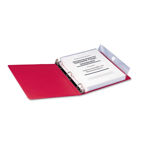 &#034;Smead Poly Ring Binder Pockets, 9 X 11-1/2, Clear, 3/pack&#034;