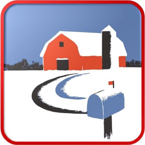 30 Custom Winter Barn Personalized Address Labels