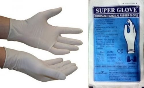 50 Pairs of Latex Sterile Surgical SUPER Powder Gloves, Export Quality