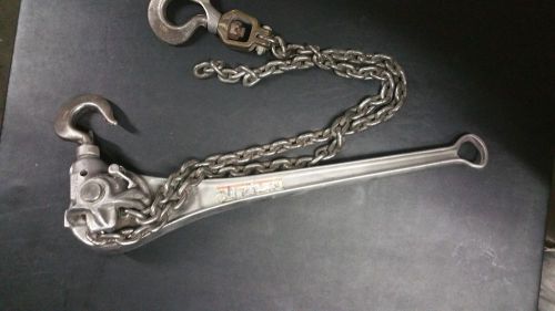 A b chance 3/4 ton manual roller chain hoist ratchet lineman chain jack for sale