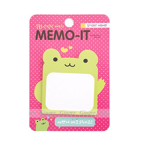 Cute frog animal memo it sticky notes sticker bookmark index post it pads flags for sale