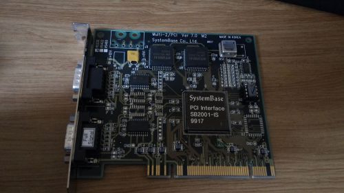 SYSTEMBASE MULTI-2 VER 7.0 M2 RS232 BOARD *Bid