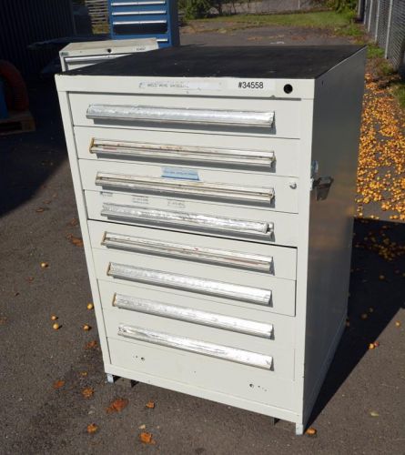 Vidmar 9 Drawer Tooling Storage Cabinet (Inv.34558)