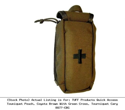 Tuff products quick access touniquet pouch, coyote brown with green : 8877-cbg for sale