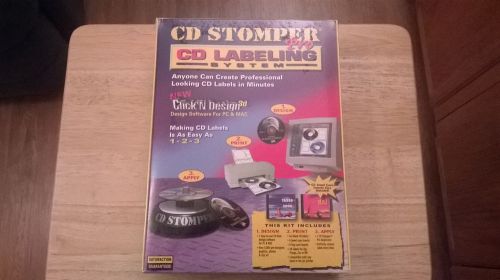 CD Stomper Pro CD Labeling System Brand New Unopened Sealed.