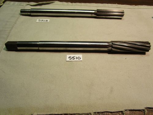 (#5510) used .746 inch spiral flute straight shank chucking reamer for sale
