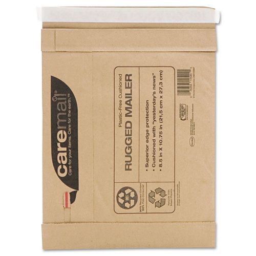 Caremail caremail rugged padded mailer side seam 8.5x10 3/4 light brown 25/ct for sale