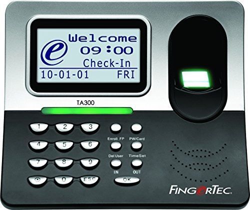 Fingertec TA300 Desktop Time Clock and Attendance Fingerprint Terminal - Totally