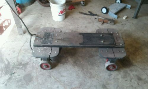 Stationary gas engine part hit and miss cart