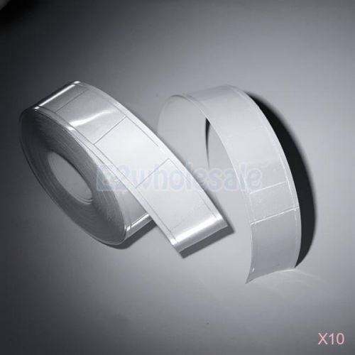 10pcs 10m scotchlite gloss sew on reflective tape 1&#034; safety night outing white for sale