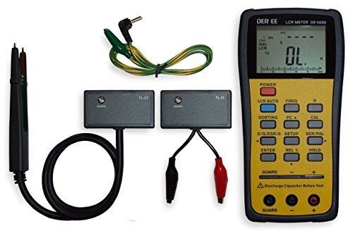 De-5000 handheld lcr meter with accessories for sale