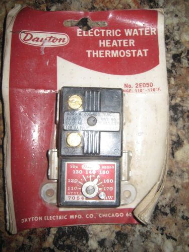 VTG NEW OLD STOCK DAYTON 2E050 ELECTRIC WATER HEATER THERMOSTAT STYLE 7054