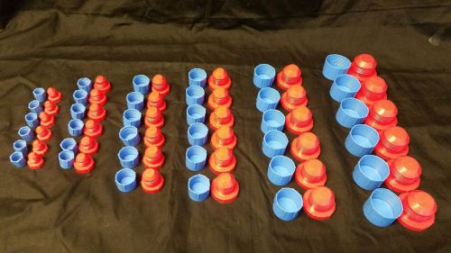 Plastic jic (a/n) plug and cap kit (72 pieces) for sale