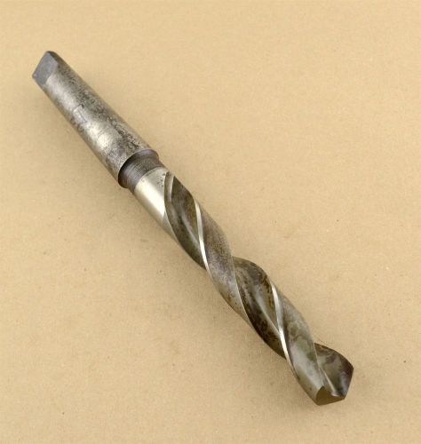 Cle-forge 1-3/32&#034; mt4 (morse taper 4) shank drill bit hss usa vg used condition for sale