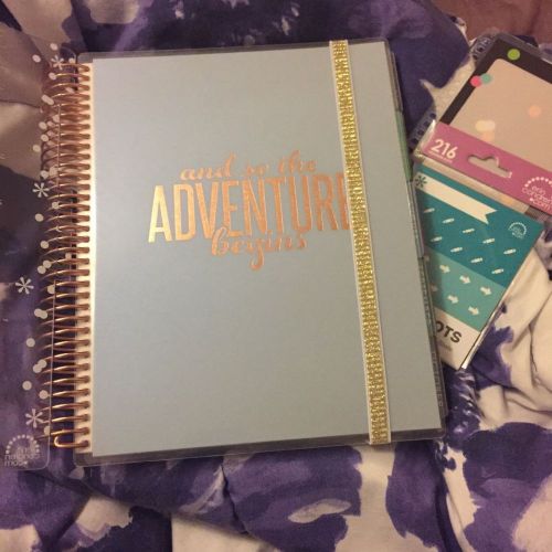 Erin condren vertical life planner rose gold limited edition