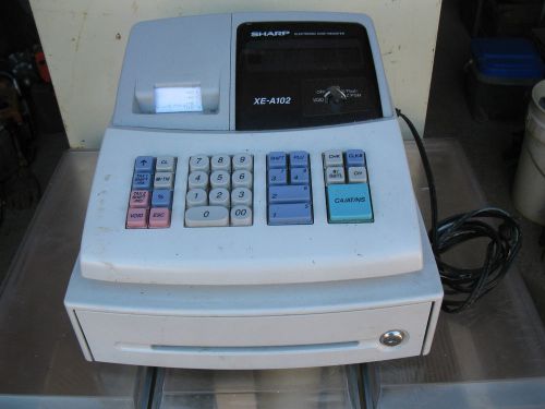 Sharp XE-A102 store cash register