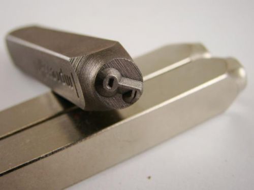 &#034;Skeleton Key&#034; 1/4&#034;-6mm-Large Stamp-Metal-Hardened Steel-Gold &amp; Silver Bars