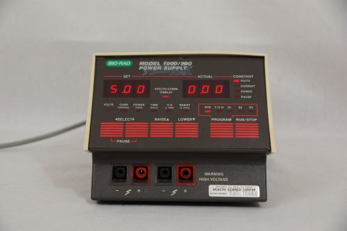 Bio-rad model 1000/500 electrophoresis lab testing power supply *fully tested* for sale