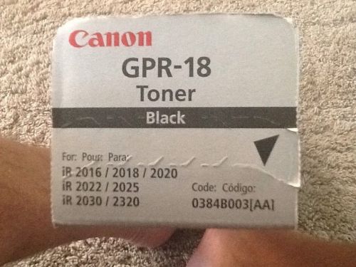Genuine Canon Gpr-18 Qty (3) Three