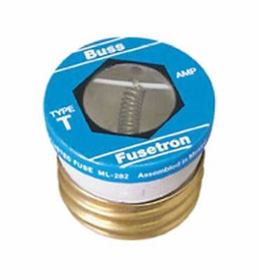 Bussmann bp/t-6-1/4 t fusetron plug fuse-6-1/4a plug fuse for sale