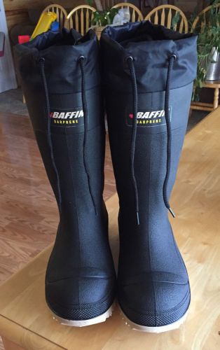 Baffin Oarprene Insulated Waterproof Boots Size 9 Black