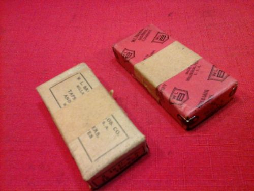 New W.L. BRUBAKER TAP lot MADE USA (2)3/8&#034; 16 USS and (1)5/16&#034; 18 USS (used)