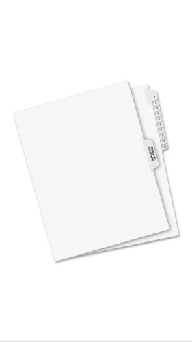 Avery Premium Collated Legal Exhibit Divider - Printed1 - 10 - 11 Tab[s]/set -