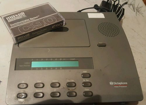 Dictaphone 2750 ExpressWriter Standard Cassette Dictator  Processor with tape