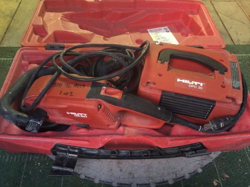 Hilti DG150 Concrete Grinder w/DPC 20 Power Supply