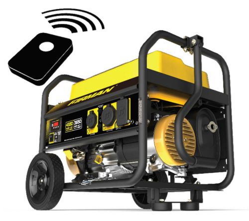 Firman P03603 Gas Powered 3650/4550 Watt Portable Remote Start Gen. w/Wheel Kit