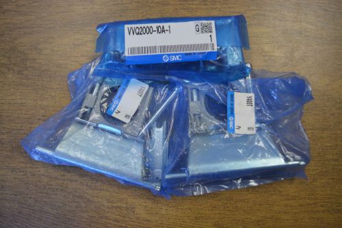 SMC (2) Spacer Brackets Y400T &amp; (1) Blanking Plate VVQ2000-10A-1