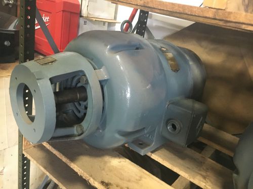 Reuland Model 7475 Electric Motor 5HP. with Webster pump mount #OHOBS