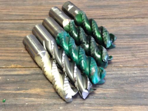 LOT OF HANITA &amp; OTHER ASSORTED HSS ROUGHING END MILLS 1 &#034;