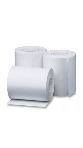 2 1/4&#034; X 85 White Thermal Paper Credit Card &amp; Cash Register Tape (12) Rolls