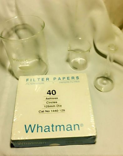 Whatmam Quantitative Ashless Grade 40 High-Purity Filters125 mm Diameter (100)