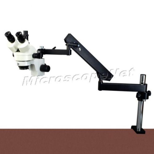 7X-45X Stereo Microscope+Articulated Stand+144 LED Ring Light+5.0MP USB Camera
